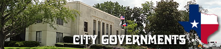 List of city governments in East Texas