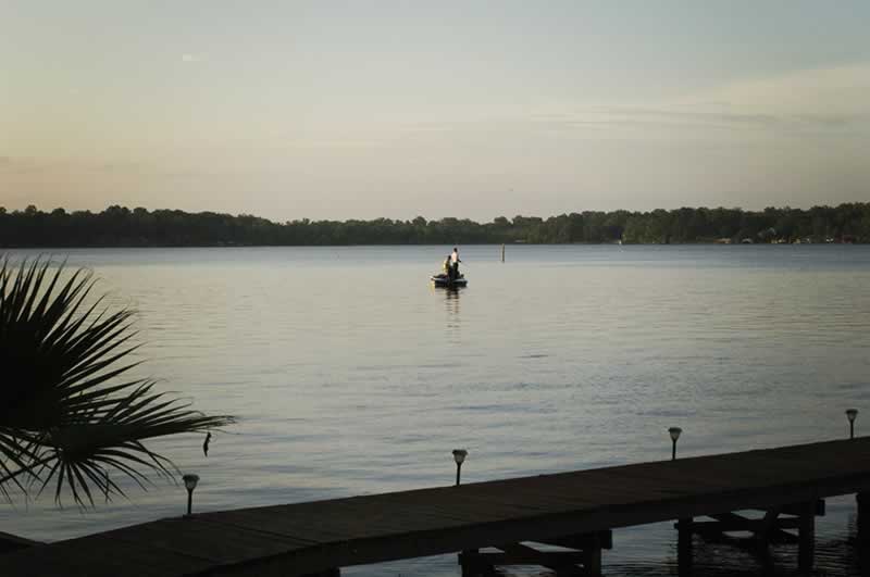 Scene on Lake Murvaul near Carthage in East Texas