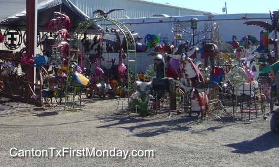 Plenty of exciting finds at the outdoor booths at First Monday Trade Days in Canton, Texas