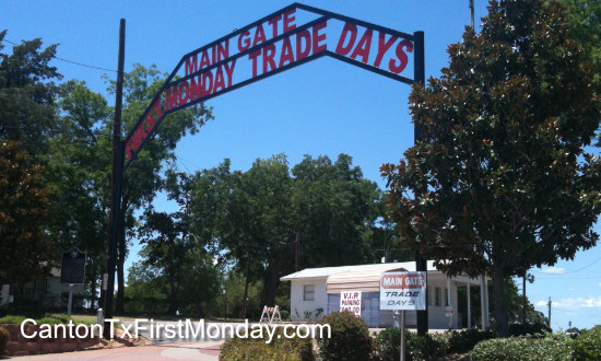 The Main Gate at First Monday Trade Days in Canton, Texas