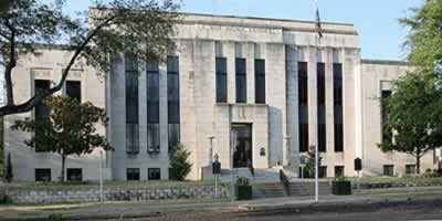 Van Zandt County Courthouse in Canton in East Texas