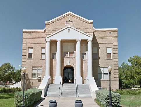 San Jacinto County Court House in the City of Coldspring in Deep East Texas