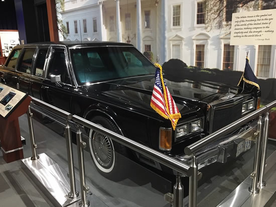 Presidential Limo at the George Bush Library in College Station