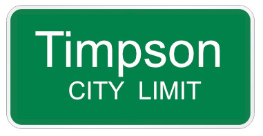 Timpson City Limit