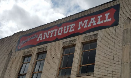 Antiques store in downtown Gladewater, Texas