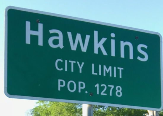 Greetings from Hawkins Texas ... Population 1,278