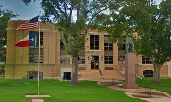 The Rusk County Courthouse in Henderson, Texas