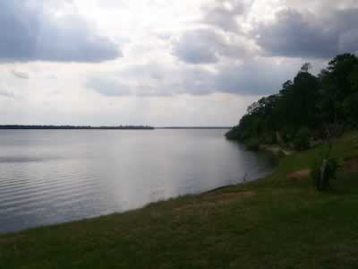 Scene on Wright Patman Lake in East Texas