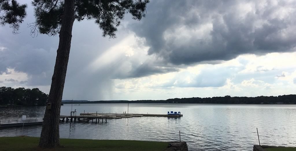 A quiet scene on Lone Star Lake in Upper East Texas