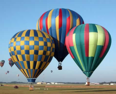 Hot air balloon races in Longview Texas