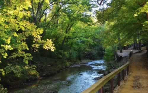 Lanana Creek Trail in Nacogdoches, Texas