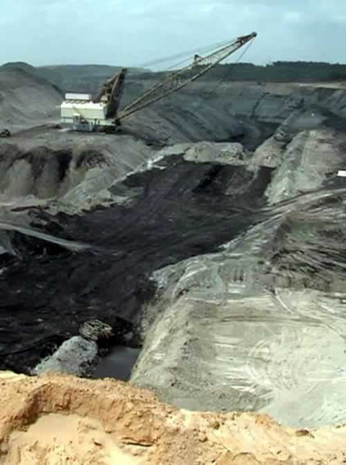 Texas lignite coal mine
