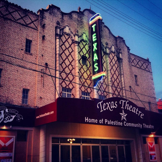 The Texas Theatre in Palestine
