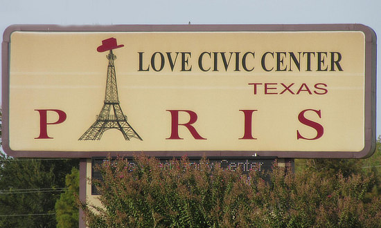 Love Civic Center in Paris, Texas
