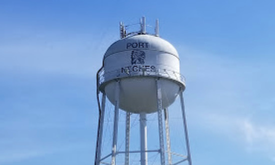 Water Tower in Port Neches, Texas