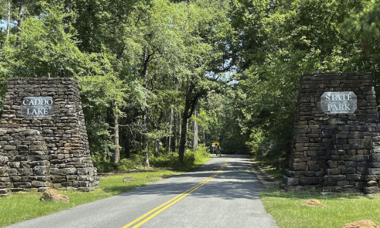 Entrance area at Caddo Lake State Park in East Texas