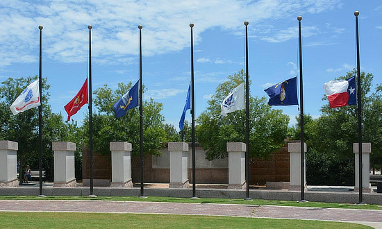 Veterans Memorial in Sulphur Springs, Texas
