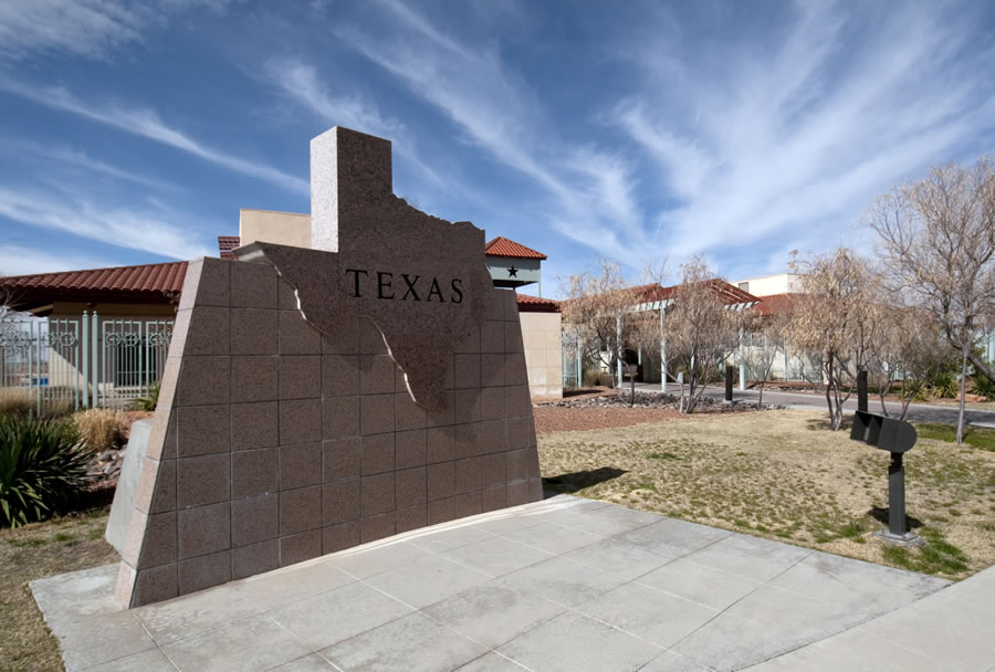 TxDOT Travel Information Center in Anthony, Texas