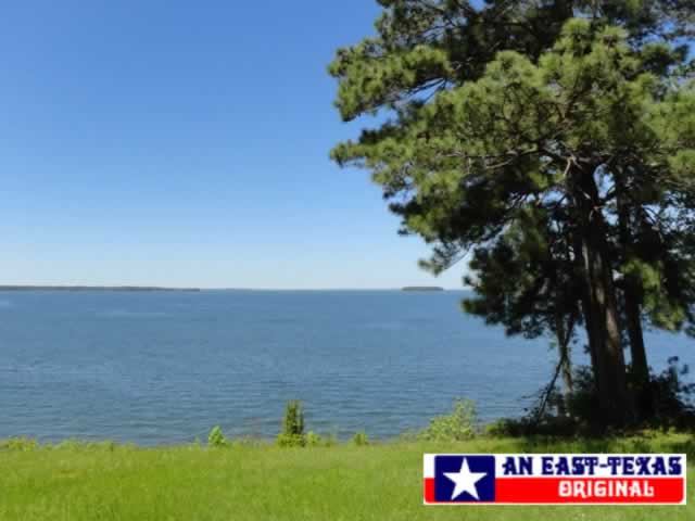 Toledo Bend Reservoir on a perfect clear, blue-sky day