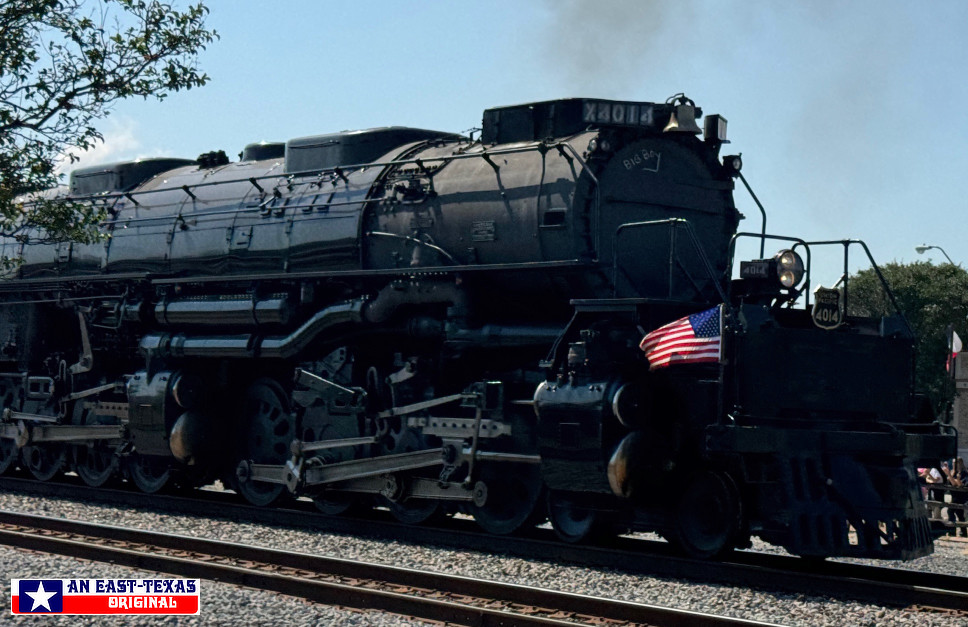 UP Steam Engine 4014 "Big Boy" arrives in the City of West, Texas, on October 9, 2024 on the Heartland of America Tour