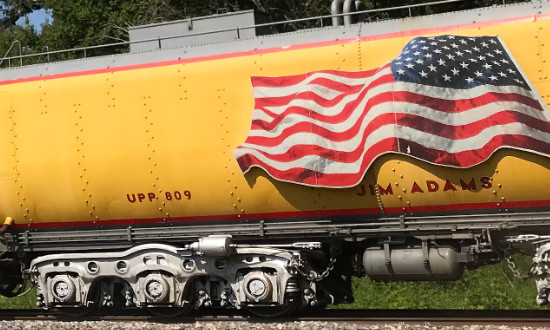 Union Pacific water car UPP809 ... "Jim Adams"