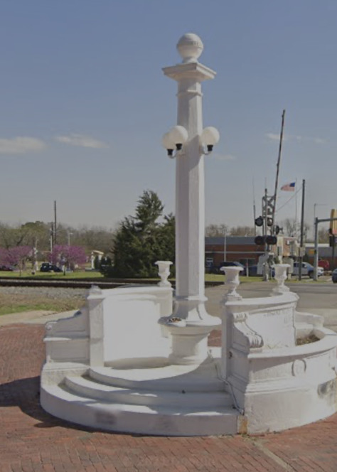 The Rose Monument in Wills Point, Texas