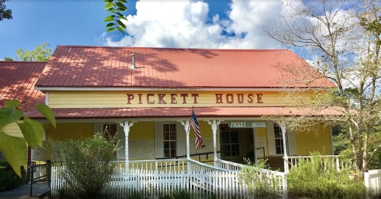 The Pickett House in Woodville, Texas