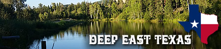 Deep East Texas location, cities, counties, maps and population