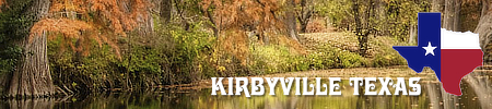 City of Kirbyville, located in south Jasper County Texas, maps, area attractions, and photos