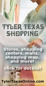 Shopping in Tyler Texas in 2014 ... stores, mall, shopping map, boutiques